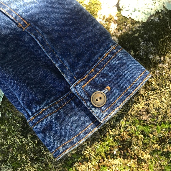 STUDIO EASE PETITE Vintage Denim/Faux Suede Jacket - Picture 5 of 6